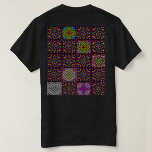 Op Art Zebra Stripe Moroccan Tile 2 T-Shirt