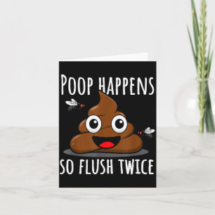 Op Happens So Fluwice Funny Toilet Humor Card