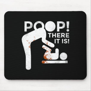 Op There It Is Mom Dad Baby Diaper Changing Funny  Mouse Pad