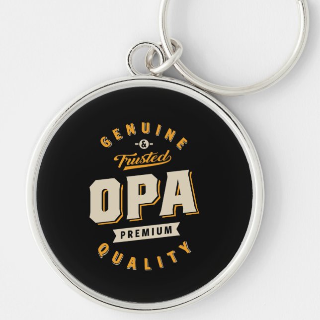 Opa Genuine and Trusted Keychain (Front)