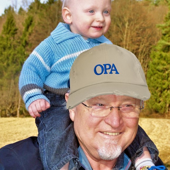 Opa - Grand-père allemand Casquette de baseball br (Créateur téléchargé)