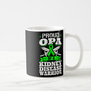 Opa Of A Kidney Disease Warrior Awareness Grandpa  Coffee Mug