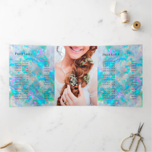 Opal background Tri-Fold Brochure
