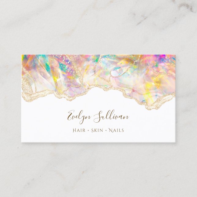 opal border business card (Front)