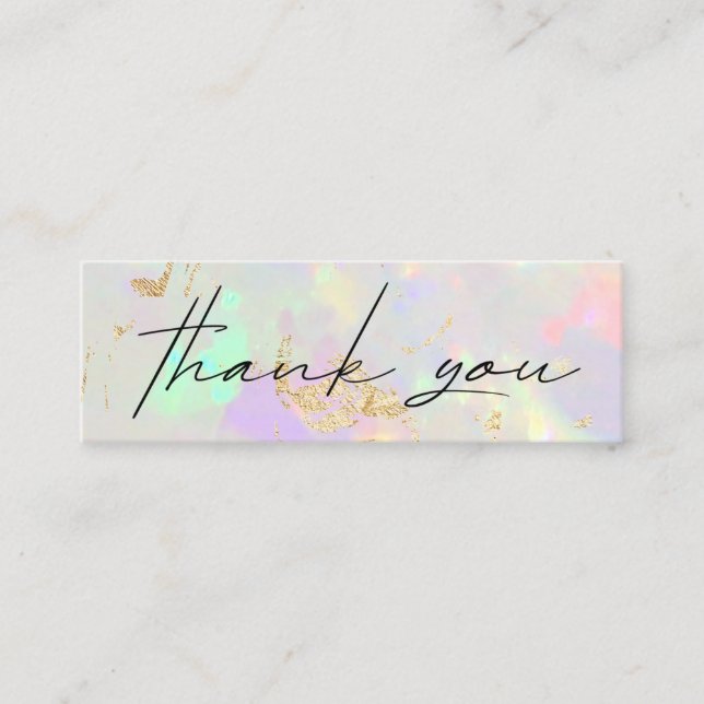 opal carte de réduction merci (Devant)