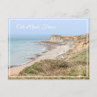 Opal Coast Turquoise Sea and Cliffs Holiday Postcard