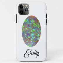 Opal coque iphone Gemstone Oval Cabochon