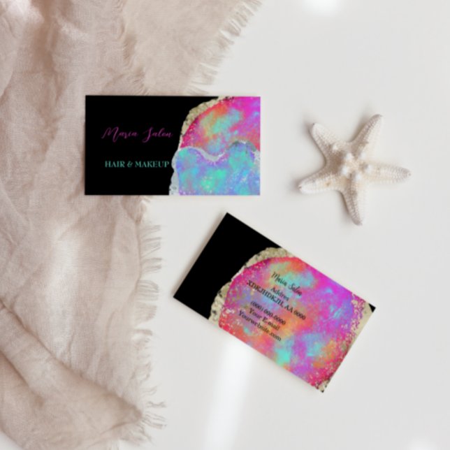 Opal Crystal Gemstone  Business Card (Creator Uploaded)