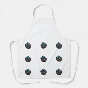 Opal Crystal Illustration Apron