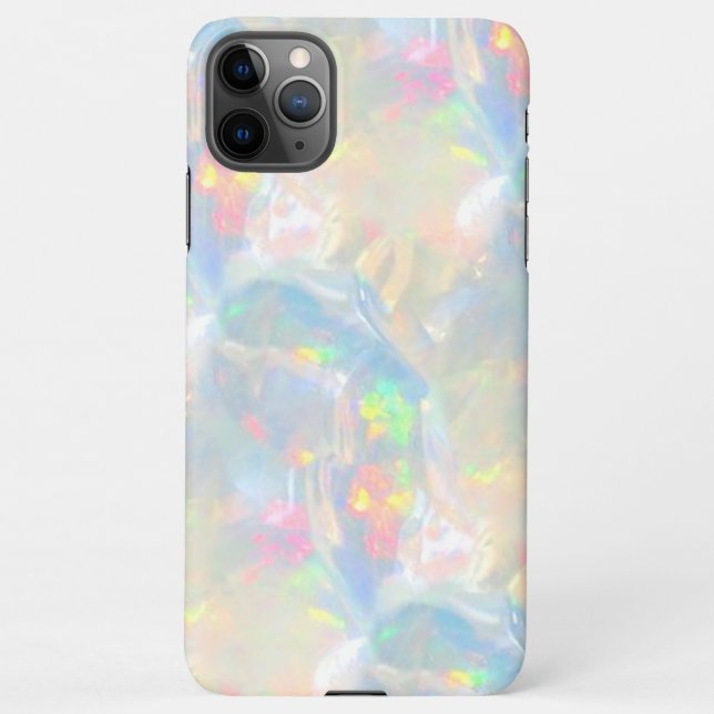 opal gemstone texture  iPhone case (Back)