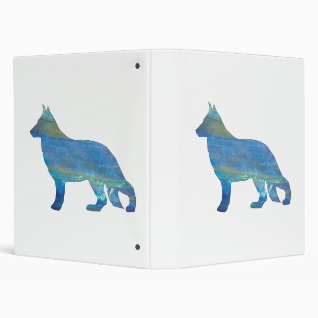 Opal German Shepherd Binder Album (Background)