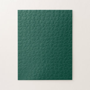 Opal Green Solid Colour Jigsaw Puzzle