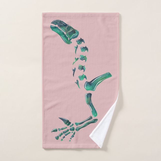 Opal Iguanodon Dinosaur Bath Towel Set (Hand Towel)