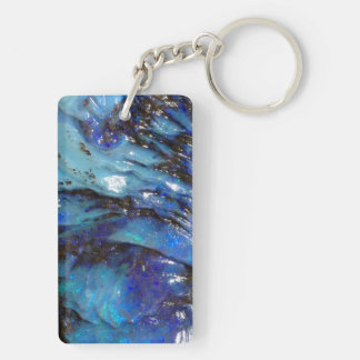 Opal Keychain