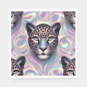 Opal Leopard Print Luxury Napkins