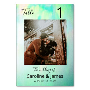 Opal Lovely Moments Photo Mariage Numéro de table