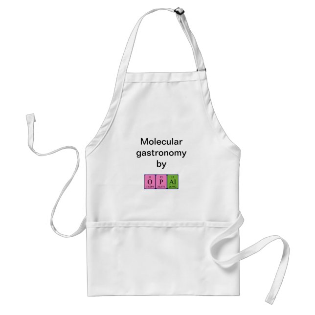 Opal periodic table name apron (Front)