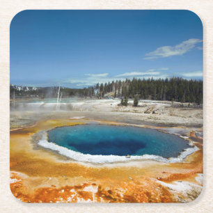 Opal Pool Square Paper Coaster