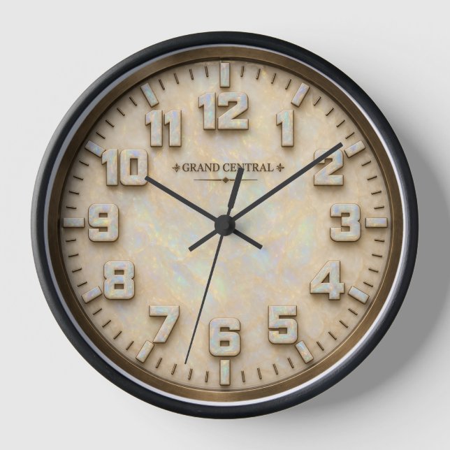 Opal preciouses stone replica clock (Front)