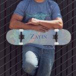 Opal print personalized text outdoor sports gear skateboard<br><div class="desc">Opal print personalized text outdoor sports gear skateboard. Change the name or custom text on this skateboard, along with the font and text color if needed - perfect for a birthday or graduation gift!</div>