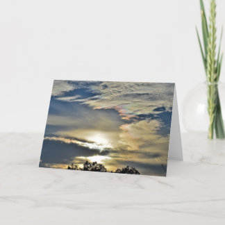 Opal Sky - 5 X 7 card, blank inside Card