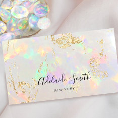 Opal Stone Business Card at Zazzle