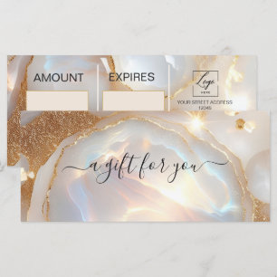 Opal Stone Gold Gift Certificate