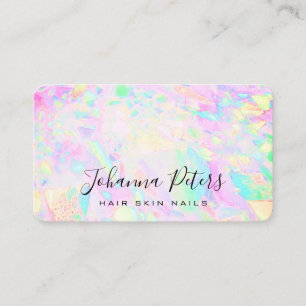 opal texture background business card