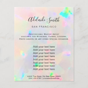 opal texture flyer