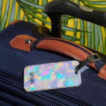 opal texture luggage tag<br><div class="desc">opal texture luggage tag</div>
