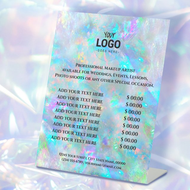 opal texture price list Pedestal Sign (Creator Uploaded)