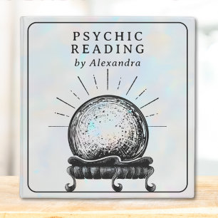 Opal Vintage Crystal Ball Psychic Medium  Binder