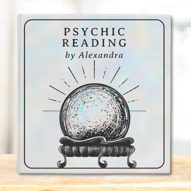 Opal Vintage Crystal Ball Psychic Medium  Binder (Opal Vintage Crystal Ball Psychic Medium 3 ring binder)
