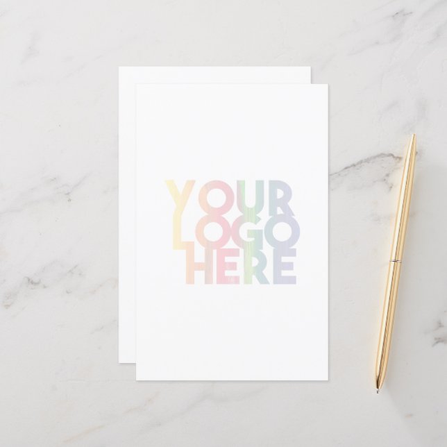 Opaque Simple Business Logo Letterhead (Front/Back In Situ)