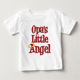 Opa's Little Angel Baby T-Shirt