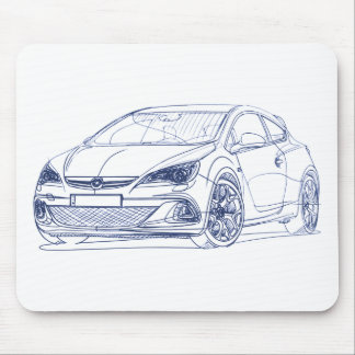 Opel Astra OPC 2013 Mouse Pad