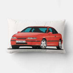 Opel Calibra red Lumbar Pillow