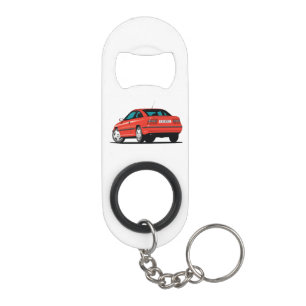 Opel Calibra red Mini Bottle Opener