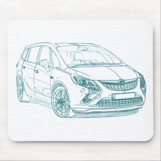 Opel Zafira Tourer 2012 Mouse Pad