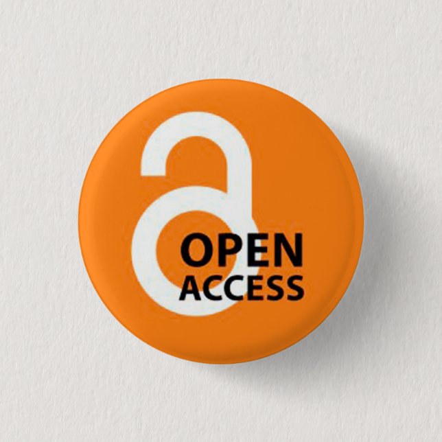 Open Access Badge 1 Inch Round Button (Front)