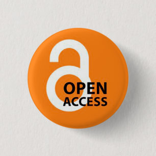 Open Access Badge 1 Inch Round Button
