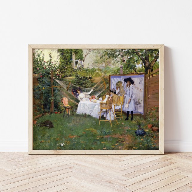 Open Air Breakfast | William Merritt Chase Poster (Creator Uploaded)