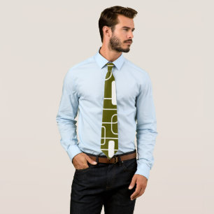 Open and Closed Rectangles – Camo  Tie