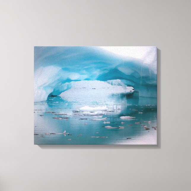 Open Arch Iceberg | Antarctica Canvas Print (Front)