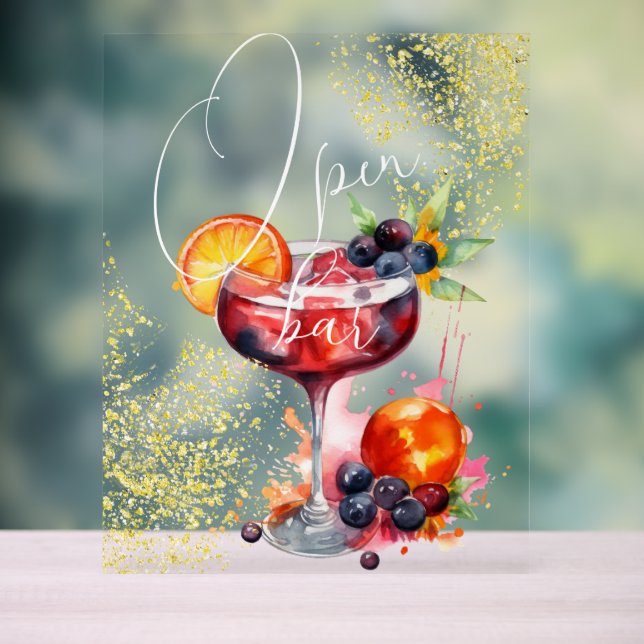 Open Bar Boissons Gold Mariage (Neutre)