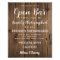 OPEN BAR wooden country Barn wedding party