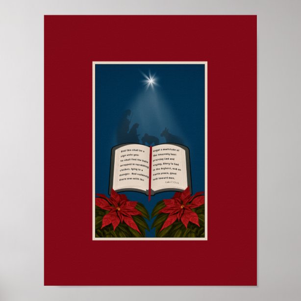 Religious Christmas Posters, Prints &amp; Poster Printing | Zazzle CA