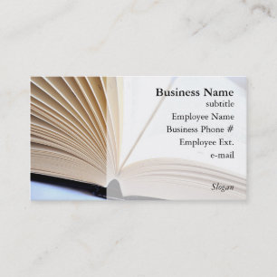 Open Book Business Cards