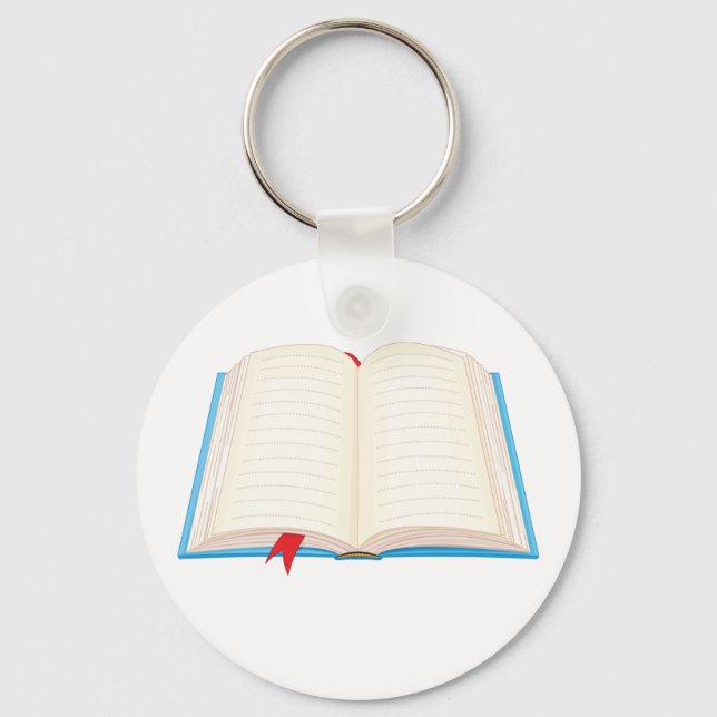 Open Book Keychain (Front)