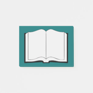 Open book post-it notes